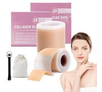 Scarlette Collagen Tape, Scarlette Collagen Sheets for Scars and Wrinkles, Silicone Anti-Wrinkle Patches & Reusable Scar Tape, Fades Scars & Wrinkles Overnight, for All Skin Types (2Pcs)