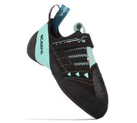 Scarpa - Climbing shoes - Instinct VS W Black Aqua for Women in Leather - Size 5 1/3 UK - Green Green 5 1/3 UK