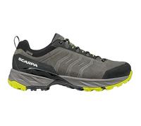 Scarpa M Rush Trail GTX Grey - Gore-Tex Stable Comfortable Men's Gore-Tex Hiking Shoe, Size EU 46 - Colour Titani, Titanium lime, 12 UK