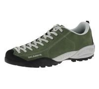 Scarpa Men's Mojito Casual Shoe, Water-Resistant Suede, Vibram® Outsole, EVA Midsole, Extended Lacing, for City and Approach (Green, UK Footwear Size System, Adult, Men, Numeric, Medium, 9)