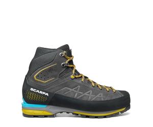 SCARPA Men's Zodiac Tech GTX Waterproof Gore-Tex Boots for Hiking, Trekking, & Mountaineering, Anthracite/Sulphur, 11.5-12