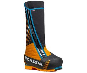 Scarpa - Mountaineering boots - Phantom 8000 Thermic HD Black Bright Orange for Men in Aluminium - Size 44 Black 44