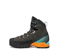 SCARPA Ribelle Women's HD Waterproof Hiking Mountaineering Boots, Carbon/Aqua, 6.5-7