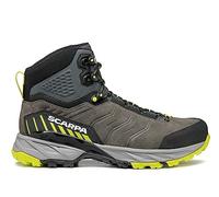 Scarpa - Hiking shoes in GORE-TEX - Rush Trek GTX Titanium Lime for Men in Leather - Size 45 - Grey Grey 45
