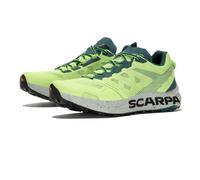 Scarpa Spin Planet Men's Trail Running Shoes | UK 8 in Sunny Green/Petrol
