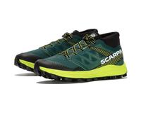 Scarpa Spin ST Trail Running Shoes | UK 9.5 in Dark Green/Lime