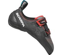 SCARPA Vapor V LV Rock Climbing & Bouldering Shoes - Low-Volume Fit, Smoke/Coral, 5-5.5 Women/4-4.5 Men