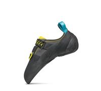 SCARPA Vapor V Rock Climbing & Bouldering Shoes, Smoke/Yellow, 12-12.5 Women/11-11.5 Men