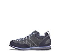 SCARPA Women's Crux Lightweight Suede Leather Approach Shoes for Hiking & Walking, Shark/Lavender, 3.5 UK
