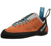 SCARPA Women's Helix Lace Rock Climbing Shoes for Trad and Sport Climbing - Low-Volume, Women's Specific Fit, Mandarin Red, 6-6.5