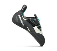 SCARPA Women's Vapor S Rock Climbing Shoes for Sport Climbing and Bouldering, Dust Gray/Aqua, 6 Women/5 Men