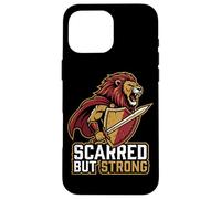 Scarred But Strong Empowering Surgery Survivor Recovery Gift Case for iPhone 16 Pro Max