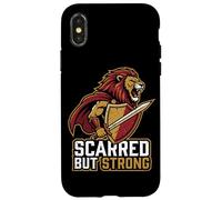Scarred But Strong Empowering Surgery Survivor Recovery Gift Case for iPhone X/XS