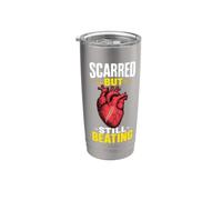 Scarred Still Beating Heart Stainless Steel Insulated Tumbler