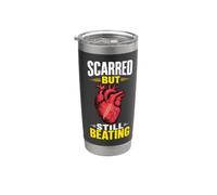 Scarred Still Beating Heart Stainless Steel Insulated Tumbler