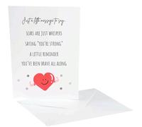 Scars Are Just Whispers Saying Your Strong Get Well Greeting Card | A Little Reminder You've Been Brave All Along