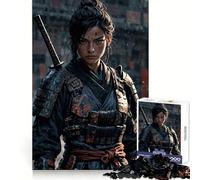 Scars of A Ronin Jigsaw Puzzles 1000 Piece for Adults Think Smart Toy Together Fun Accurate Cut Art Display (38x26cm)