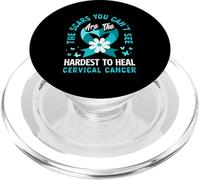 Scars You Can't See Are The Hardest To Heal Cervical Cancer PopSockets PopGrip for MagSafe