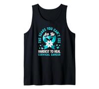 Scars You Can't See are The Hardest to Heal Cervical Cancer Tank Top