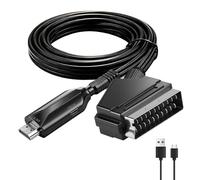 Scart to Converter All in One SCART Input to Output with USB 1M Power Cable