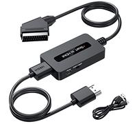 Scart to HDMI Cable Converter - Male Scart In to HDMI Out, Video Audio Adapter for Sky/DVD/STB to Display on HDTVs