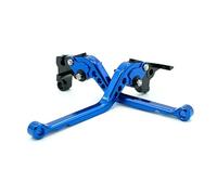 SCARXUSV for Hornet CB600 CB599 CBR 600 F CB919 CBF600 S N 1998-2009 Adjustable Long Motorcycle Brake Clutch Levers Motorcycle Brake Clutch Levers(Blue)