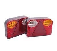 SCARXUSV Rear Tail Light Trailer Universal Stop Indicator Lamp Red Brake Turn Signal Car Caravan Van Boat Camper Bus(Taillight-2)