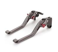 SCARXUSV Short Long Adjustable Motorcycle Brake Clutch Levers Handle For Y&amaha VMX1200 V-MAX Vmax 1200 1986-2003 Motorcycle Brake Clutch Levers(Long Grey)
