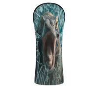 Scary Animal Komodo 3D Golf Club Head Covers Premium Leather Headcovers with Number Tag for Driver & Fairway Woods