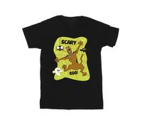 Scary Boo! Cotton T-Shirt Scooby Doo Black 4XL