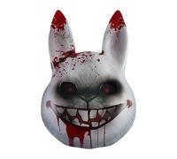 Scary Bunny Masque - PVC Bunnys Masques | Halloween Bloody Bunys, Carnival Costume, Cosplay Masquerade, Scary Adults, Rabbit , Festival, Celebration | For Performance