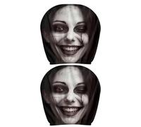 Scary Car Headrest Covers Haunted Scary Washable