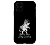 Scary Christmas Krampus Horror Holiday Graphic Top Case for iPhone 11