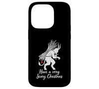 Scary Christmas Krampus Horror Holiday Graphic Top Case for iPhone 14 Pro