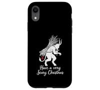 Scary Christmas Krampus Horror Holiday Graphic Top Case for iPhone XR