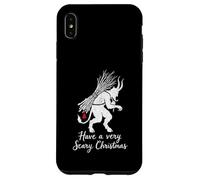 Scary Christmas Krampus Horror Holiday Graphic Top Case for iPhone XS Max