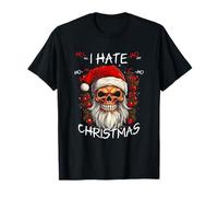 Scary Christmas Santa Who Does Not Like Xmas T-Shirt