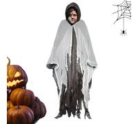 Scary Cosplay Cloak - Coat, Medieval Costume Cloaks | Dark Fantasy Scene Horror Illusion Canvas Cloth, Transformation