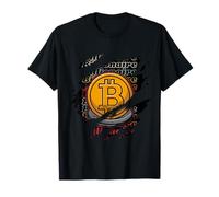 Scary Cryptocurrency Halloween Costume Billionaire Bitcoin T-Shirt