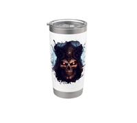 Scary Demon in fire Hell Stainless Steel Insulated Tumbler