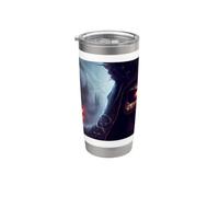 Scary Demon in fire Hell Stainless Steel Insulated Tumbler