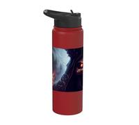 Scary Demon in fire Hell Stainless Steel Insulated Water Bottle
