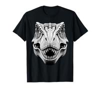 Scary Dinosaur Face Evil T Rex Head Costume Halloween Party T-Shirt