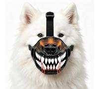 Scary Dog Muzzle Halloween Hell Hound Mouth Costume Adjustable