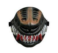 Scary Dog Muzzle Latex Puppy Face Reusable | Large tooth dog muzzle for Christmas holidays, parties, gatherings, cosplay, fancy dress