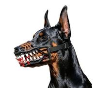 Scary Dog Muzzle With Bloody Teeth Halloween Costume Accessory For Party
