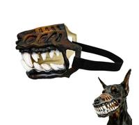 Scary Dog Muzzle with Teeth, Funny Terror Anti-Barking Anti-Chewing Muzzle | for Large Dogs, Prevents Barking,Chews,for Small,Medium and Large Dog