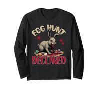 Scary Easter Bunny Creepy Rabbit Horror Gothic Egg Hunt Long Sleeve T-Shirt