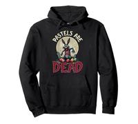 Scary Easter Bunny Creepy Rabbit Horror Gothic Egg Hunt Pullover Hoodie
