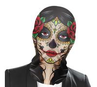 Scary Evil Ghost Masque | Horror Funny Mesh Full Headdress,Breathable And Realistic Ghost Masque Creepy Costume For Halloween Cosplay and Masquerade Party